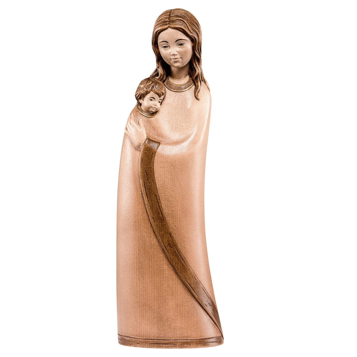 Wooden statue of Madonna Jasmine