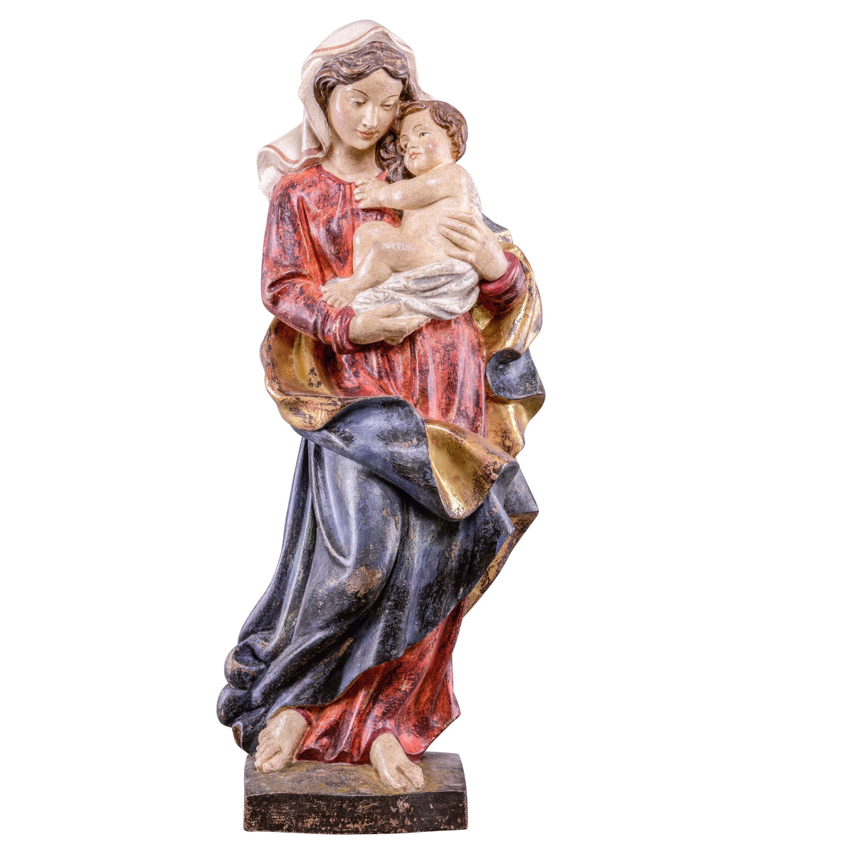 Wooden statue of Madonna of gypsies