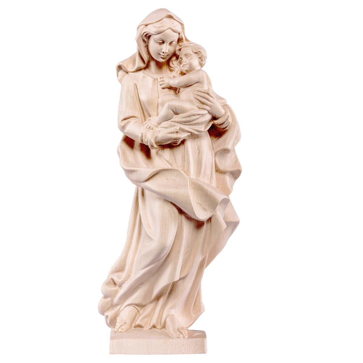 Wooden statue of Madonna of gypsies