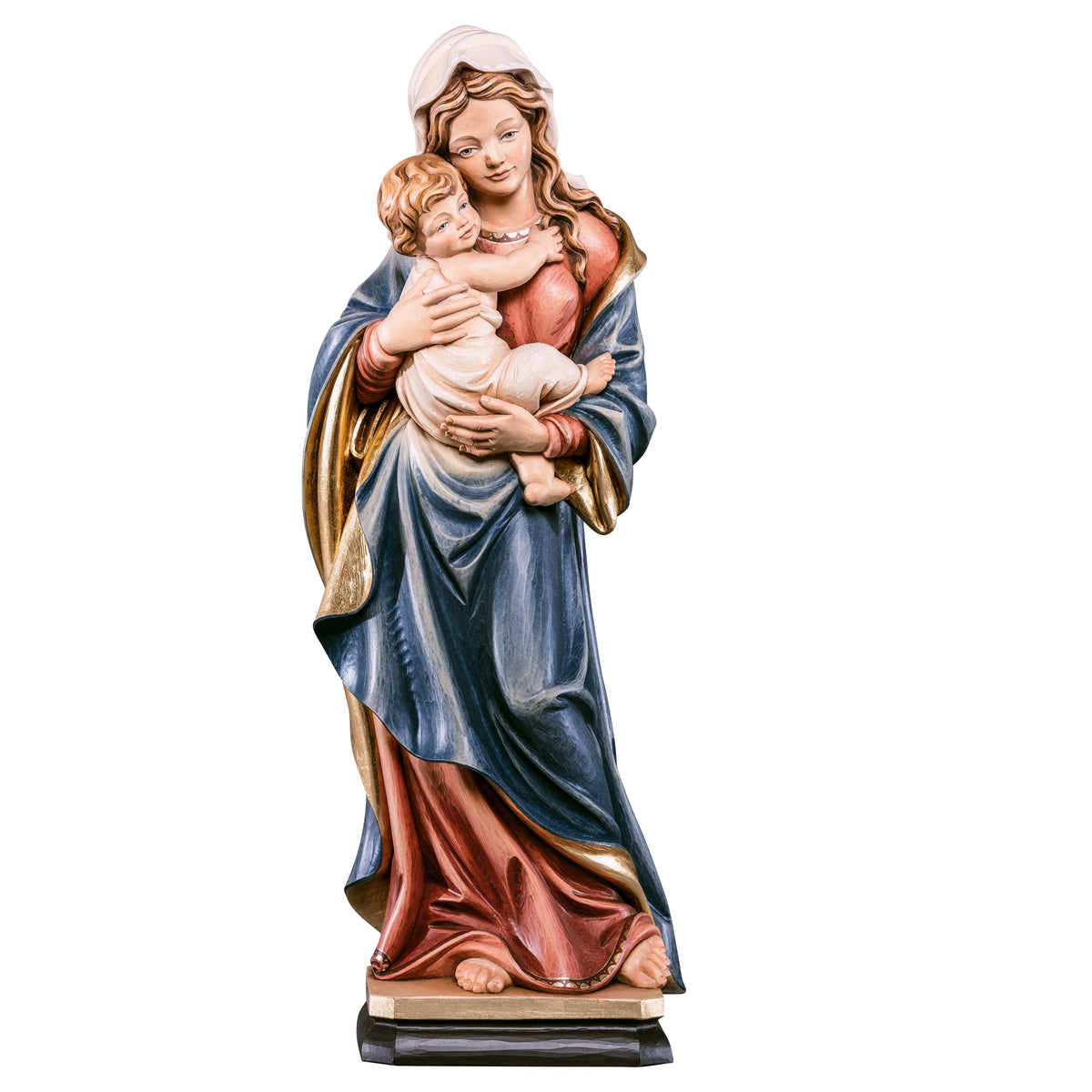 Wooden statue of Madonna of home