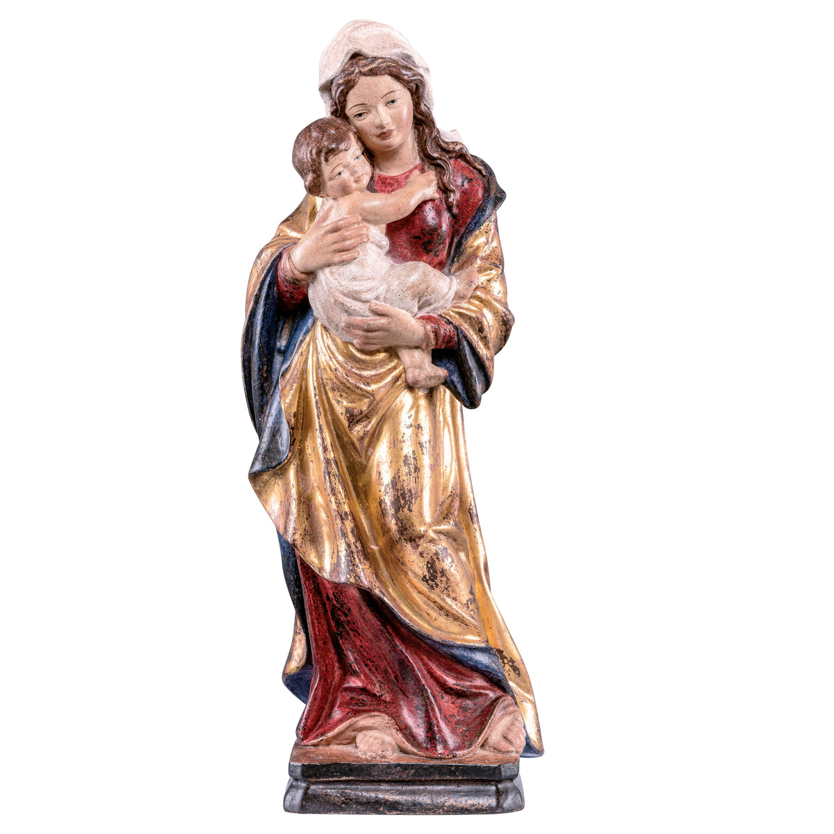 Wooden statue of Madonna of home