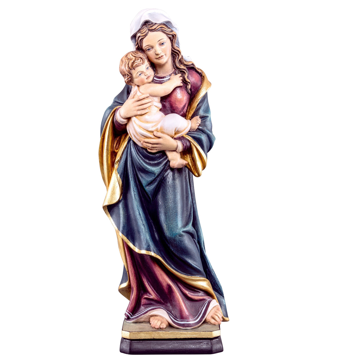Wooden statue of Madonna of home