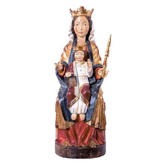 Wooden statue of Madonna romanesque style