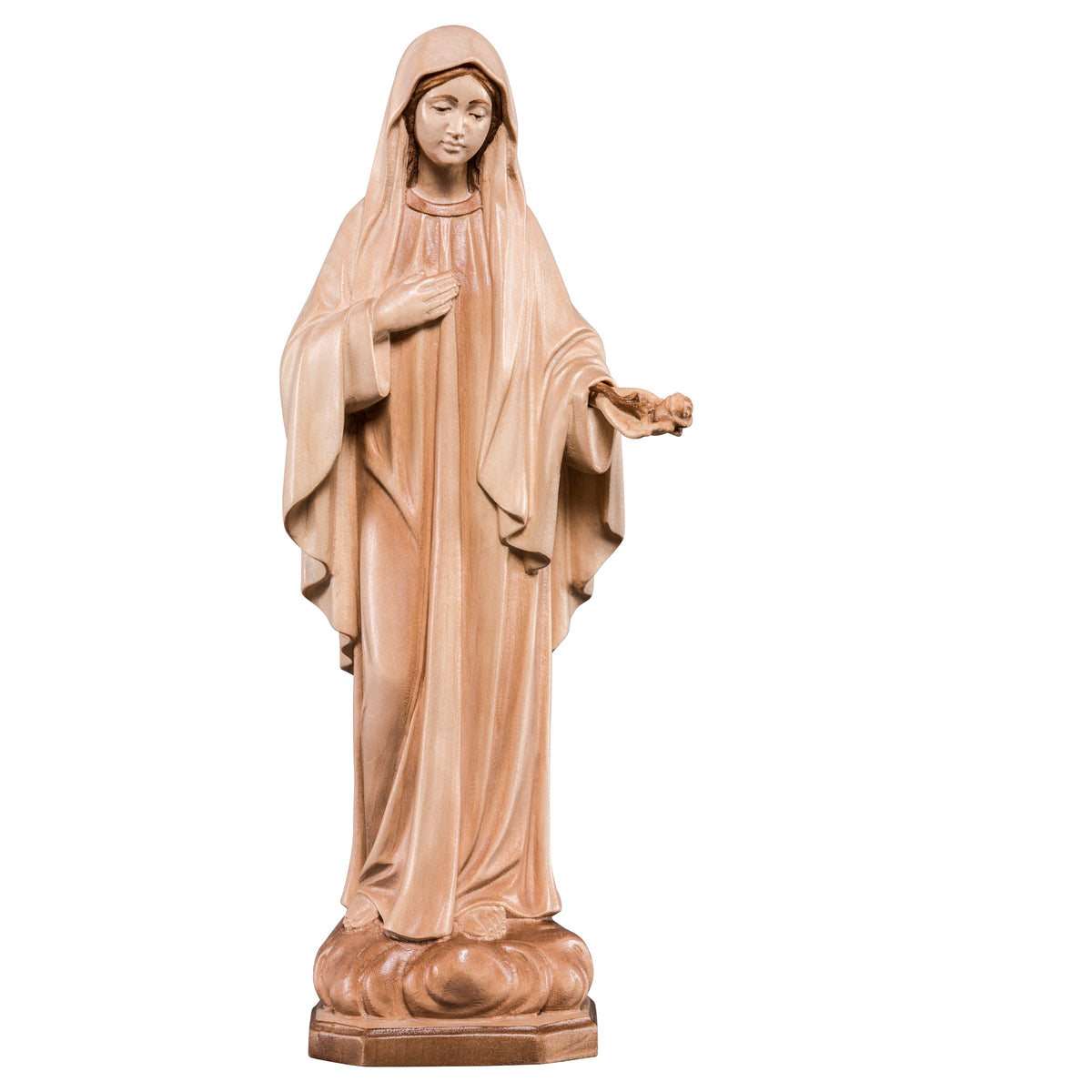 Wooden statue of Mother of peace
