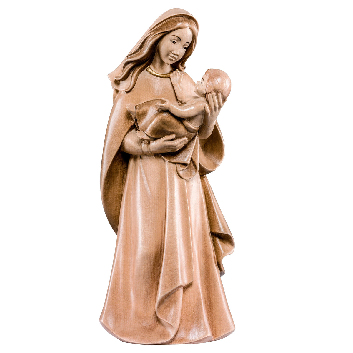 Wooden statue of Mother of youth
