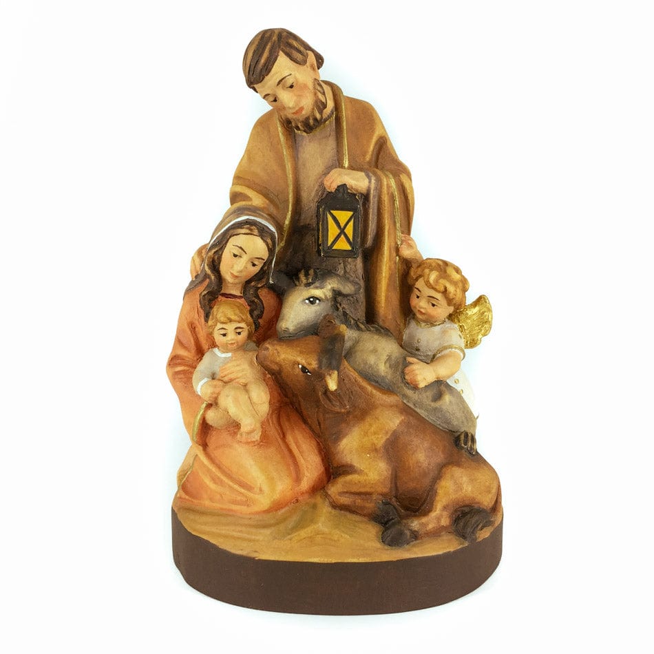 Wooden Statue of Nativity Holy Family