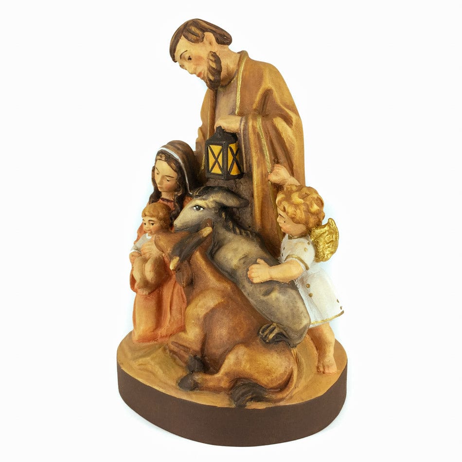 Wooden Statue of Nativity Holy Family