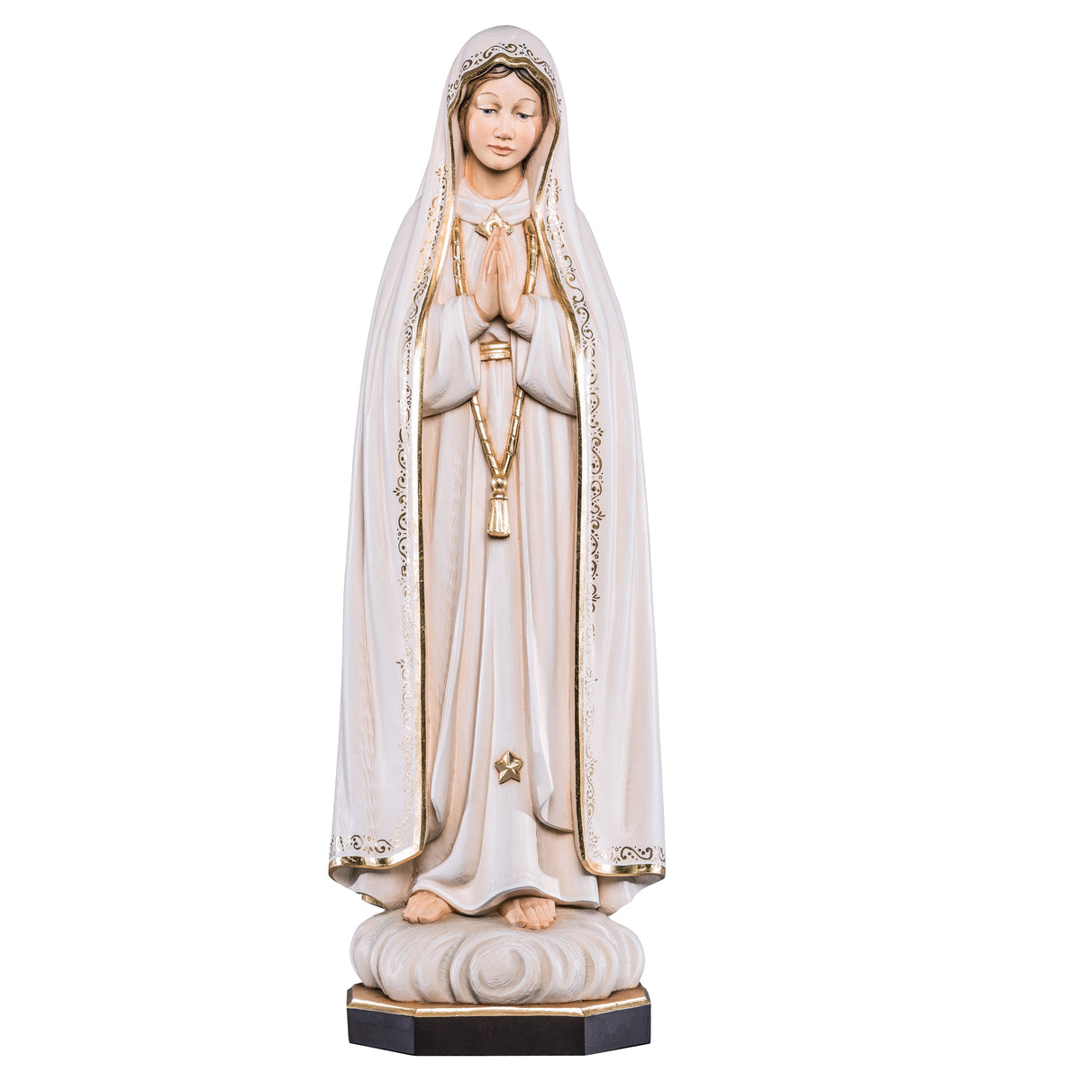 Wooden statue of Our Lady of Fátima