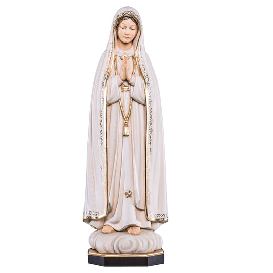Wooden statue of Our Lady of Fátima