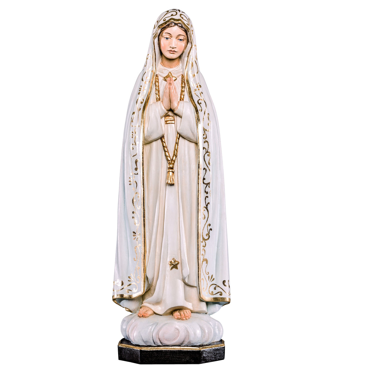 Wooden statue of Our Lady of Fátima
