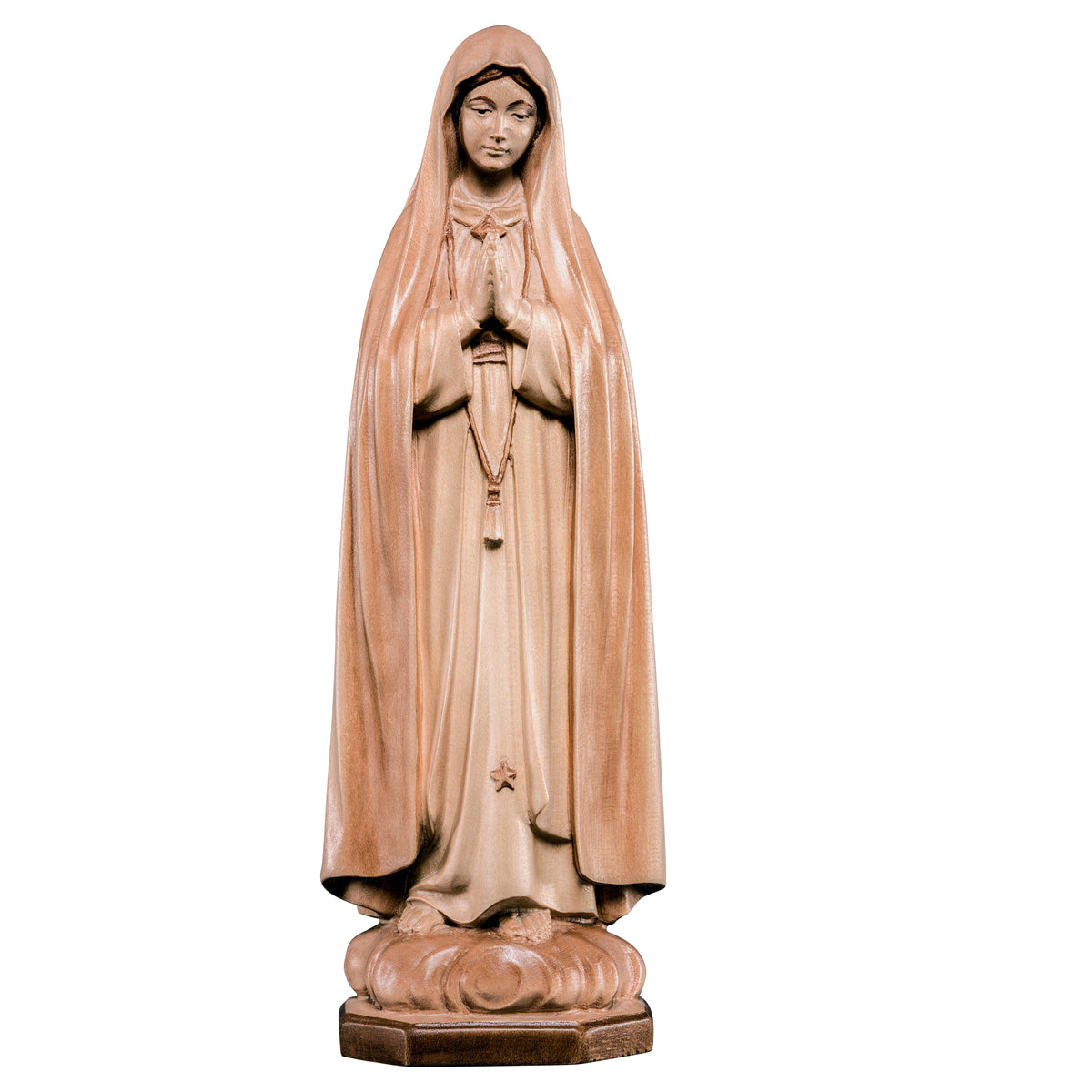 Wooden statue of Our Lady of Fátima
