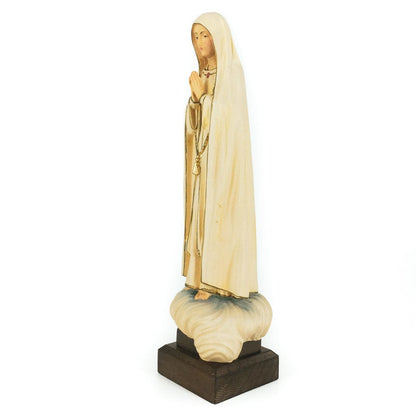 Wooden Statue of Our Lady of Fátima on the Clouds