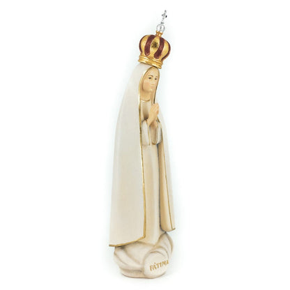 Wooden Statue of Our Lady of Fátima with Crown