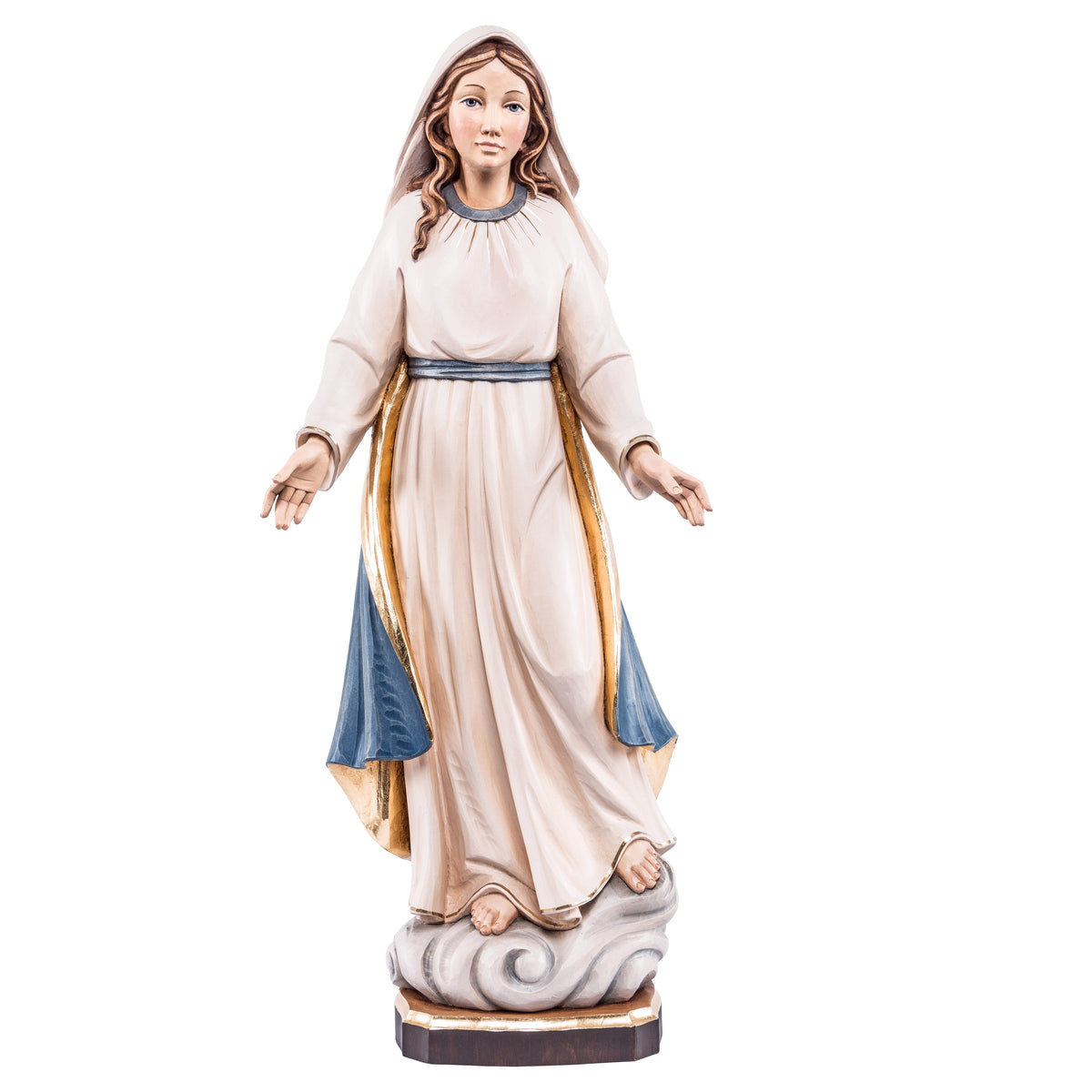 Wooden statue of Our Lady of Grace