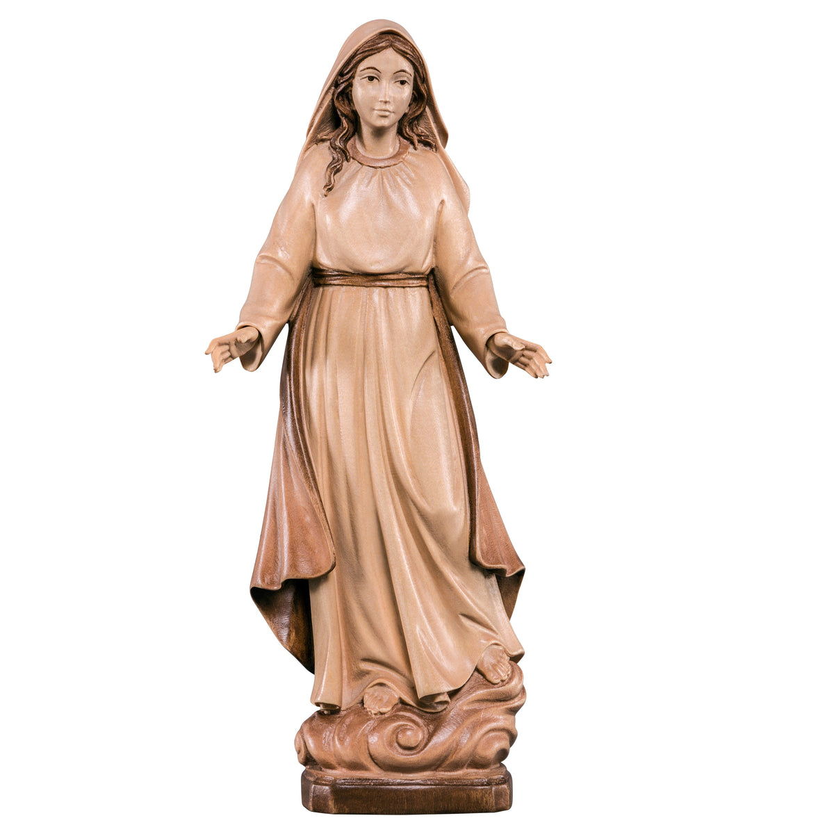 Wooden statue of Our Lady of Grace
