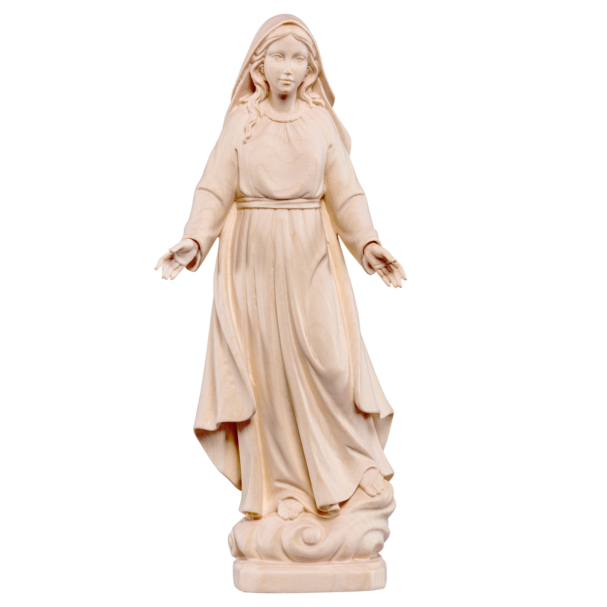 Wooden statue of Our Lady of Grace
