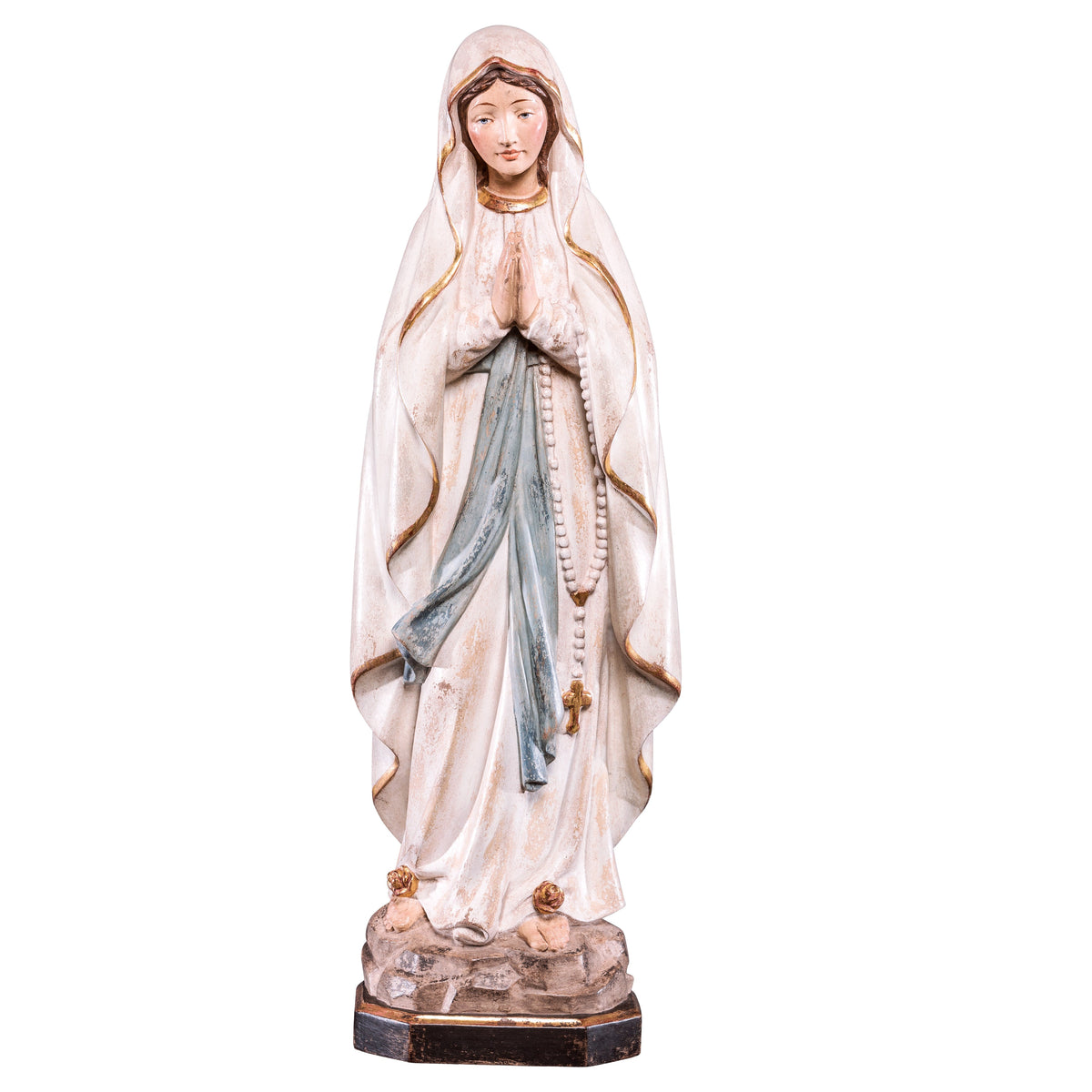 Wooden statue of Our Lady of Lourdes