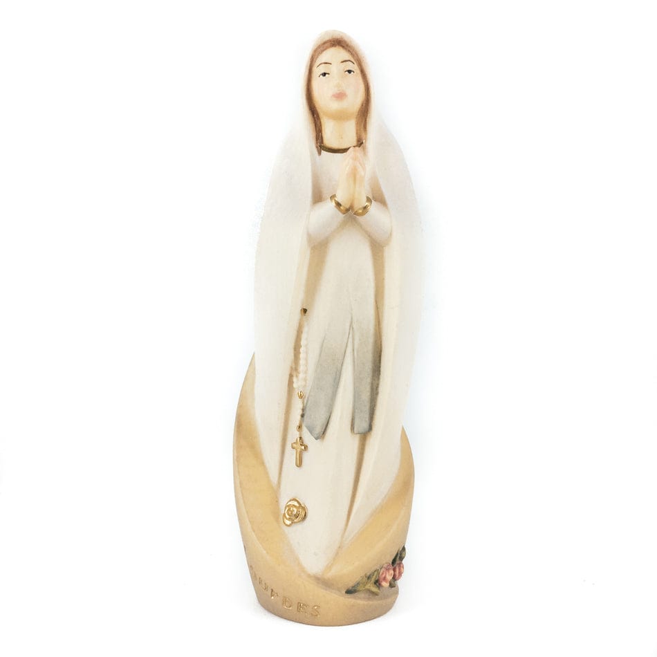 Wooden Statue of Our Lady of Lourdes Modern Style