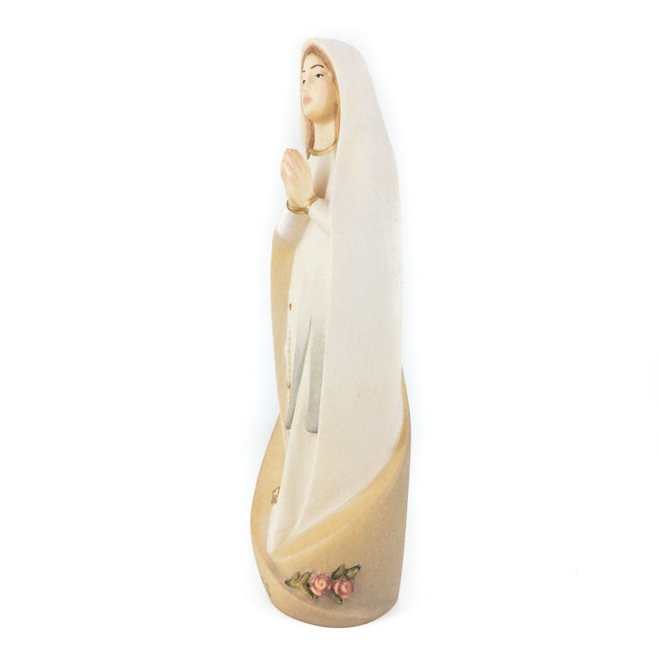 Wooden Statue of Our Lady of Lourdes Modern Style