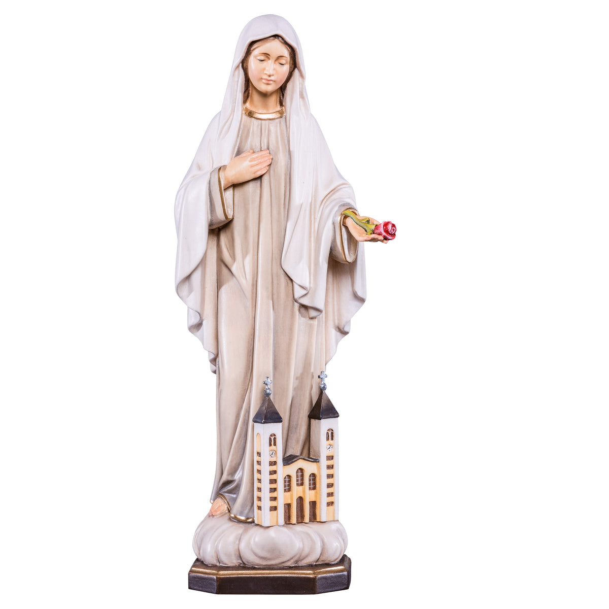Wooden statue of Our Lady of Medjugorje