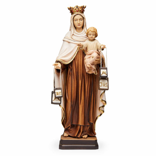 Wooden statue of Our Lady of Mount Carmel