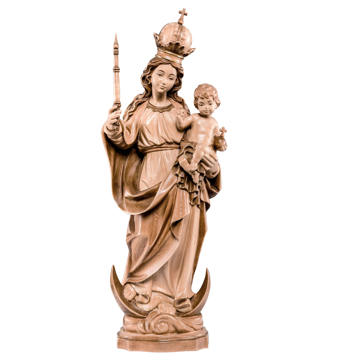 Wooden statue of Patron saint of Bavaria