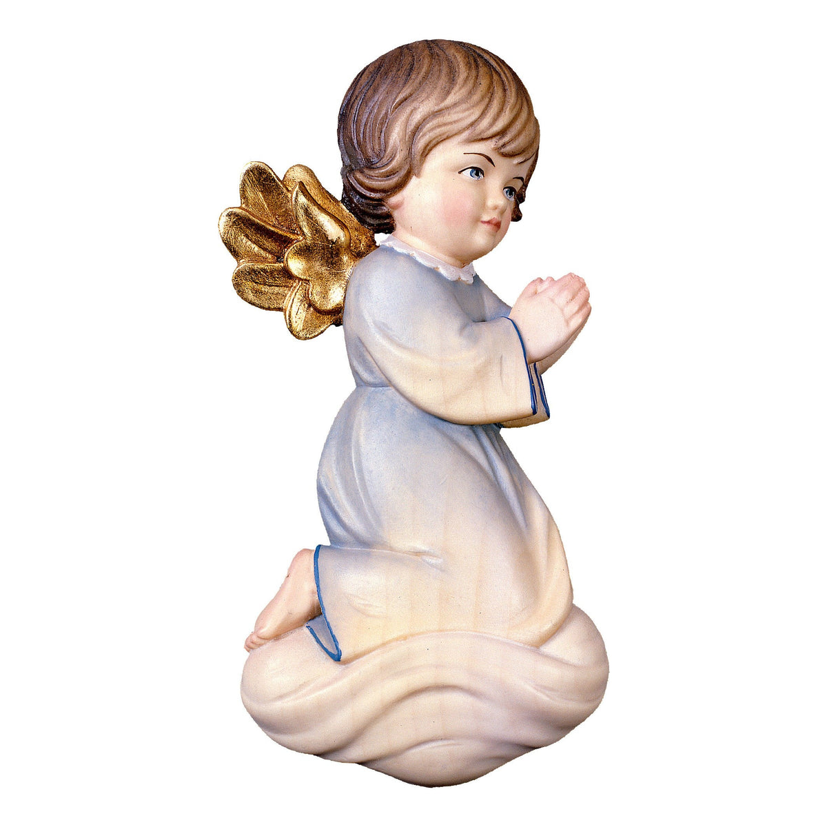 Wooden statue of Pitti angel praying