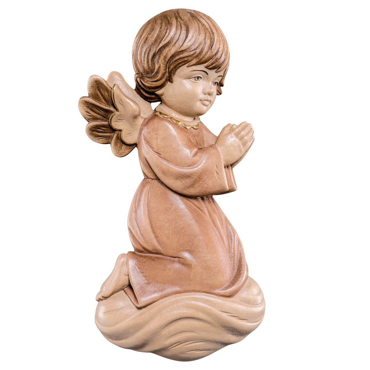 Wooden statue of Pitti angel praying