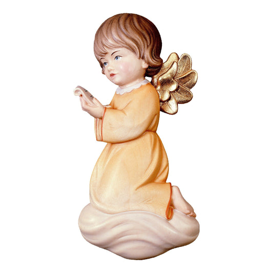 Wooden statue of Pitti angel singing