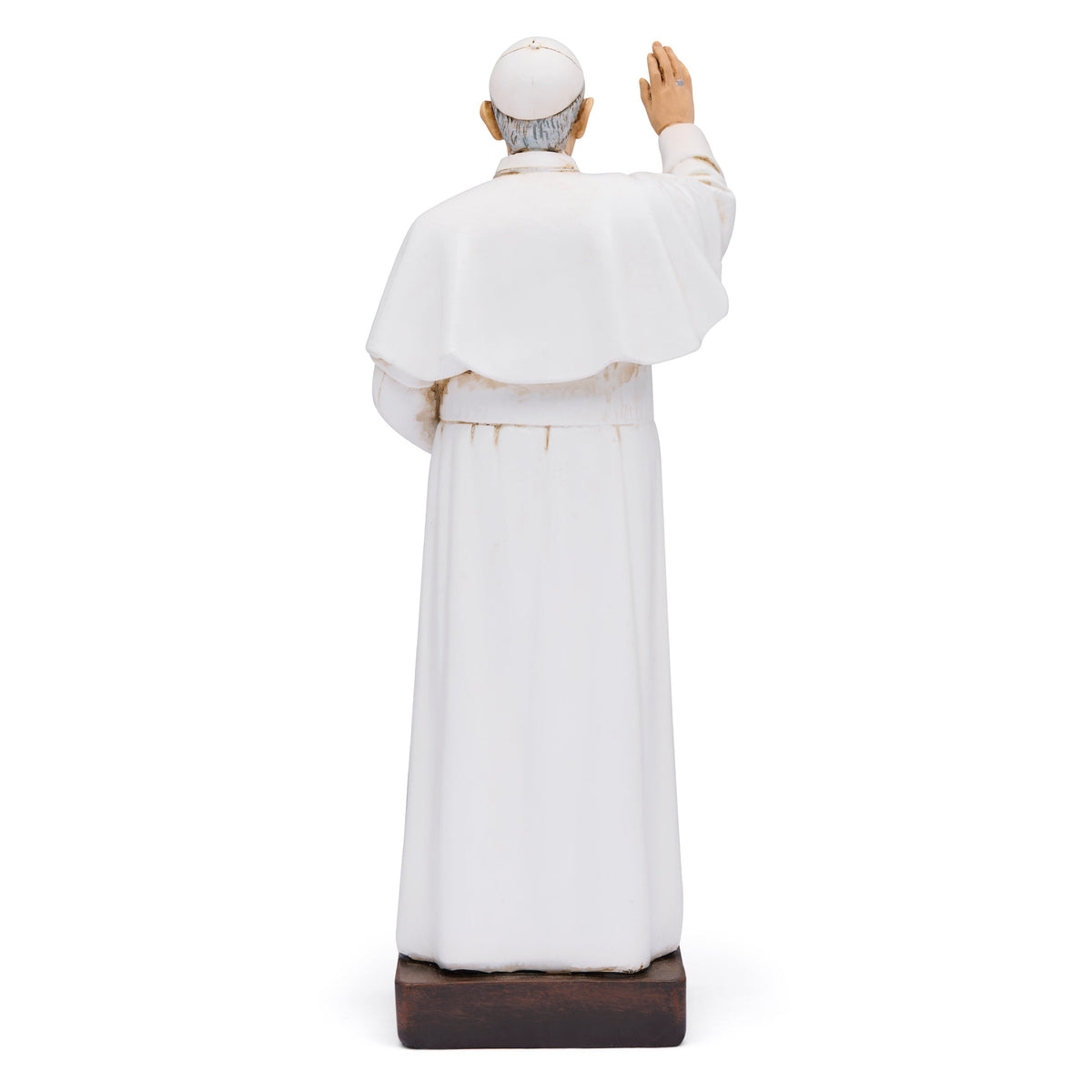 Wooden Statue of Pope Francis