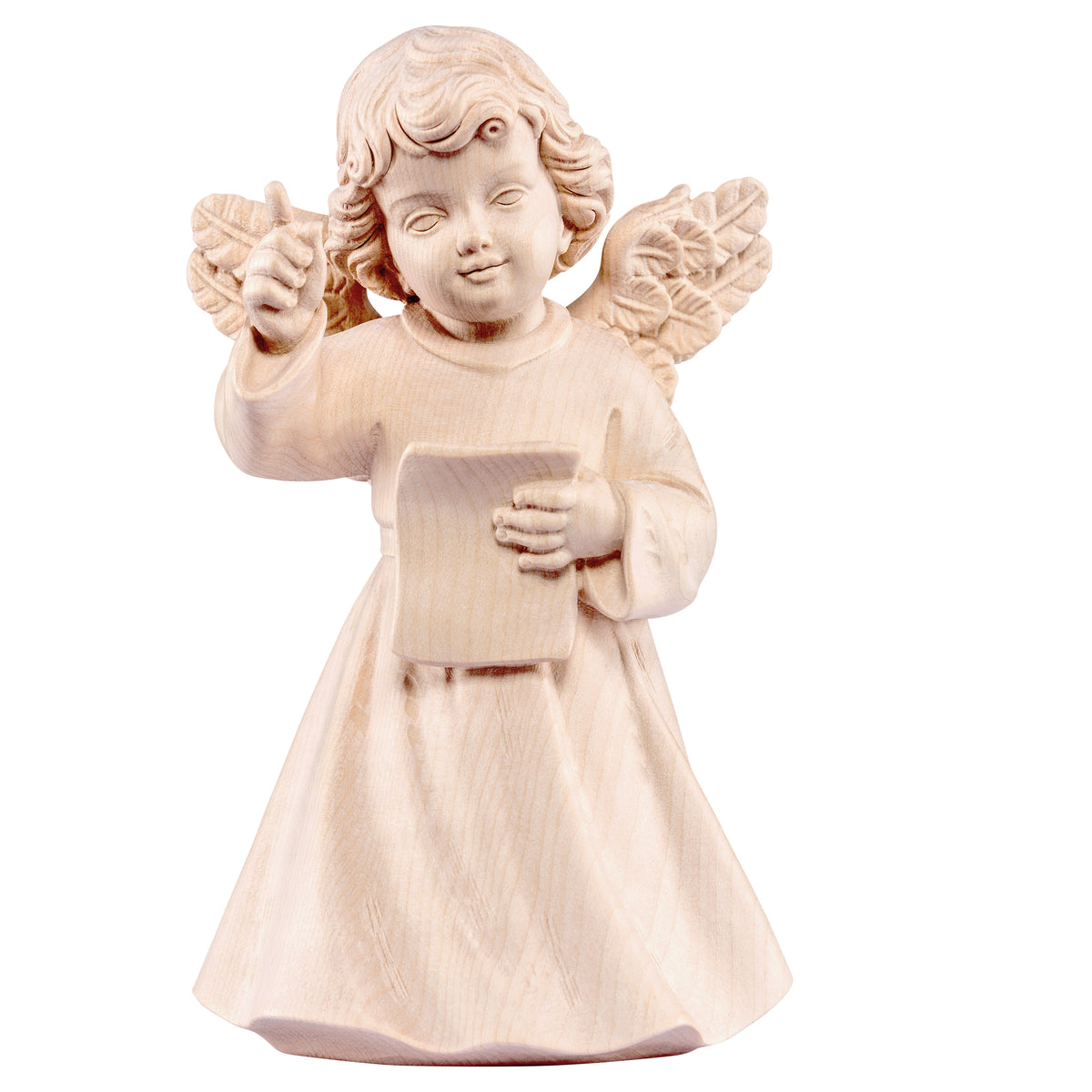 Wooden statue of Sissi angel conductor