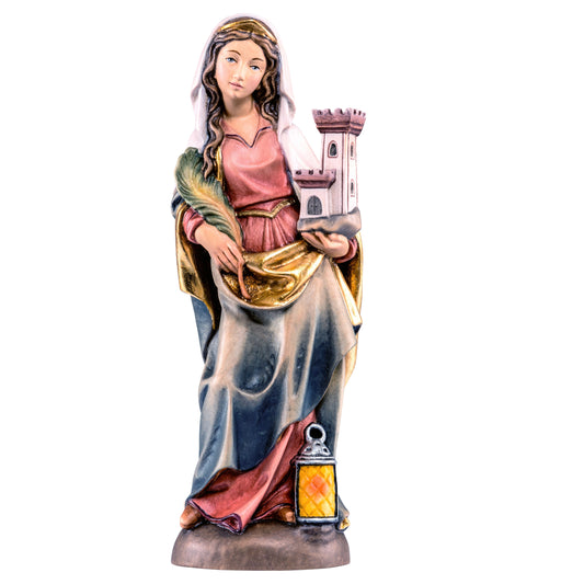 Wooden Statue of St. Barbara Gothic Style