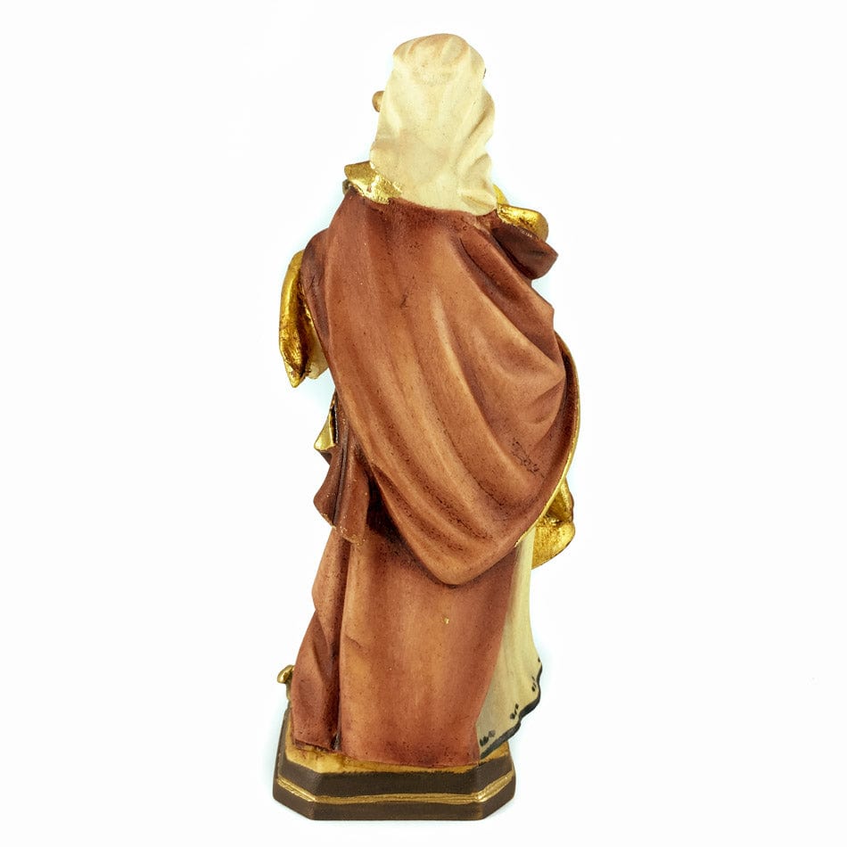 Wooden Statue of St. Barbara with Tower