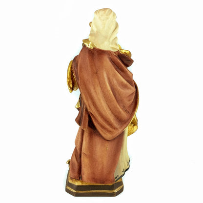 Wooden Statue of St. Barbara with Tower