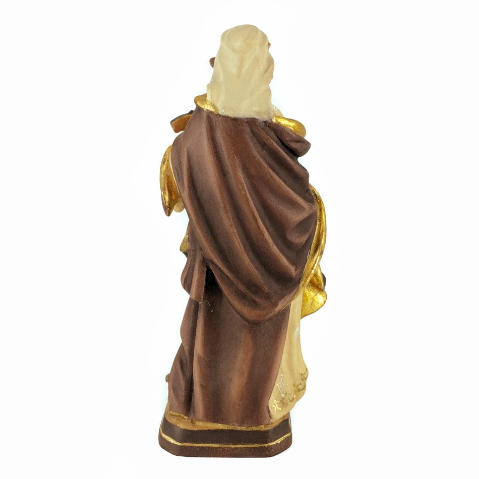 Wooden Statue of St. Catherine of Alexandria with Breaking Wheel