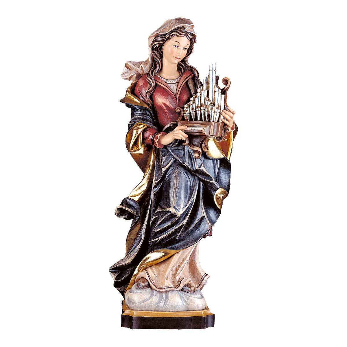 Wooden Statue of St. Cecilia