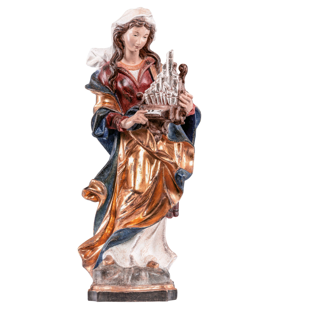 Wooden Statue of St. Cecilia