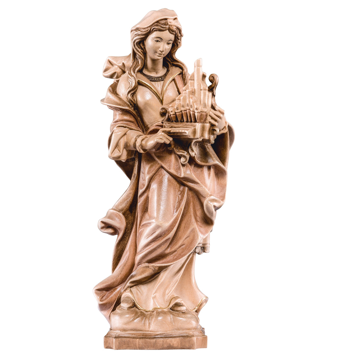 Wooden Statue of St. Cecilia
