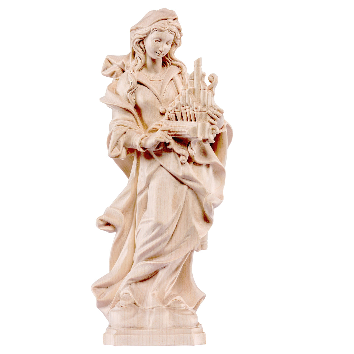 Wooden Statue of St. Cecilia