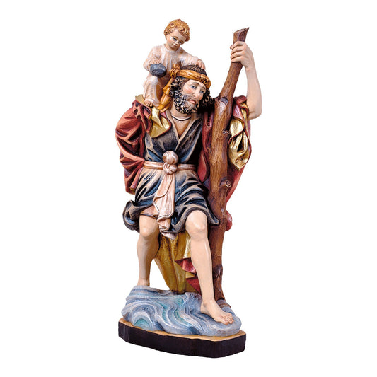 Wooden Statue of St. Christopher