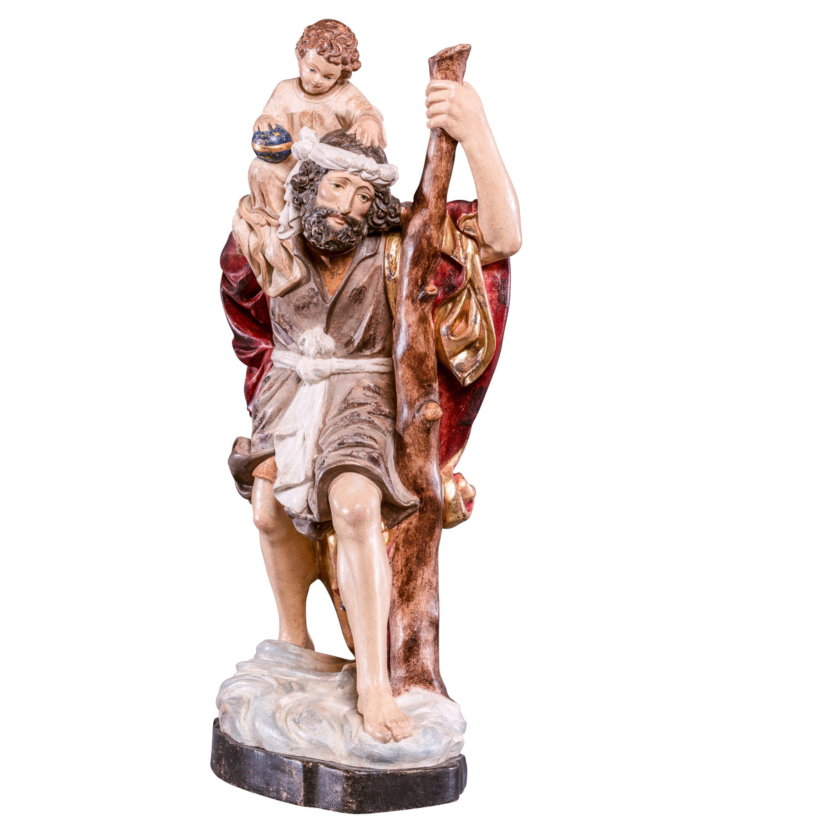 Wooden Statue of St. Christopher