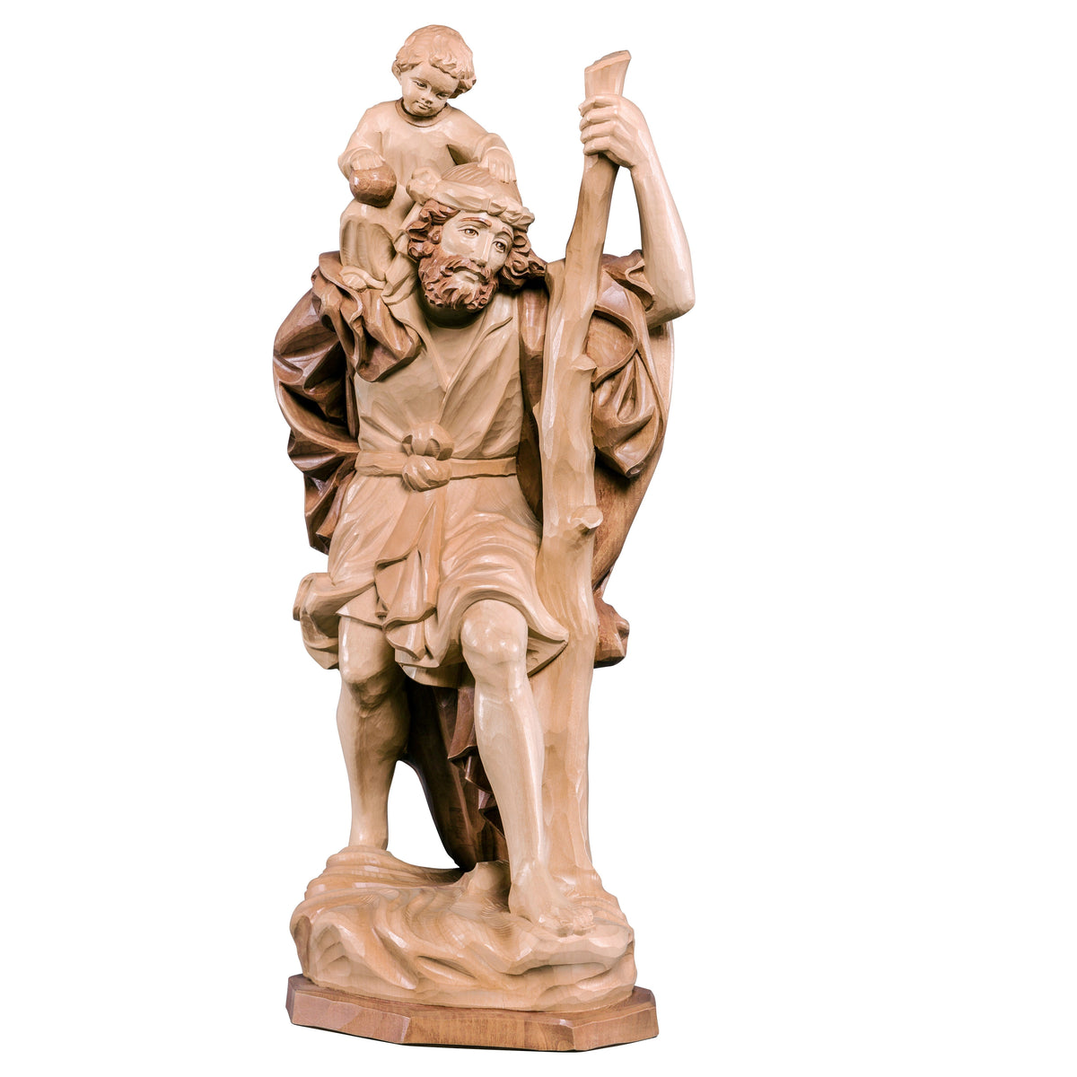 Wooden Statue of St. Christopher