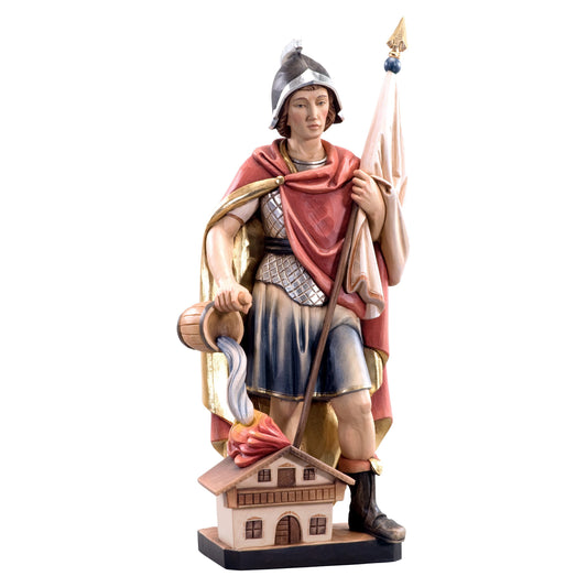 Wooden Statue of St. Florian Modern Style