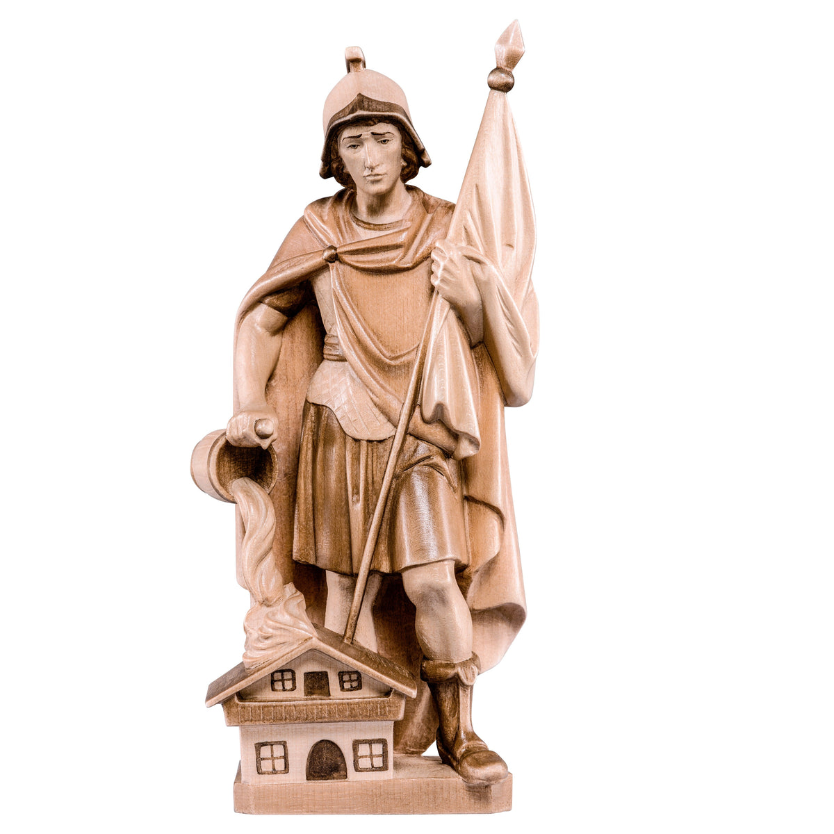 Wooden Statue of St. Florian Modern Style