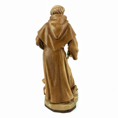 Wooden Statue of St. Francis of Assisi with Animals