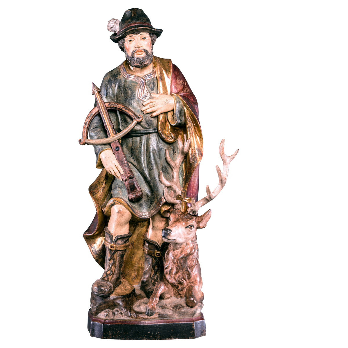 Wooden Statue of St. Hubertus