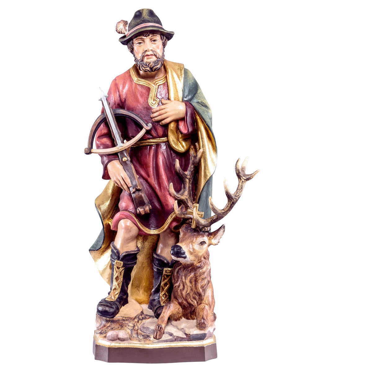 Wooden Statue of St. Hubertus