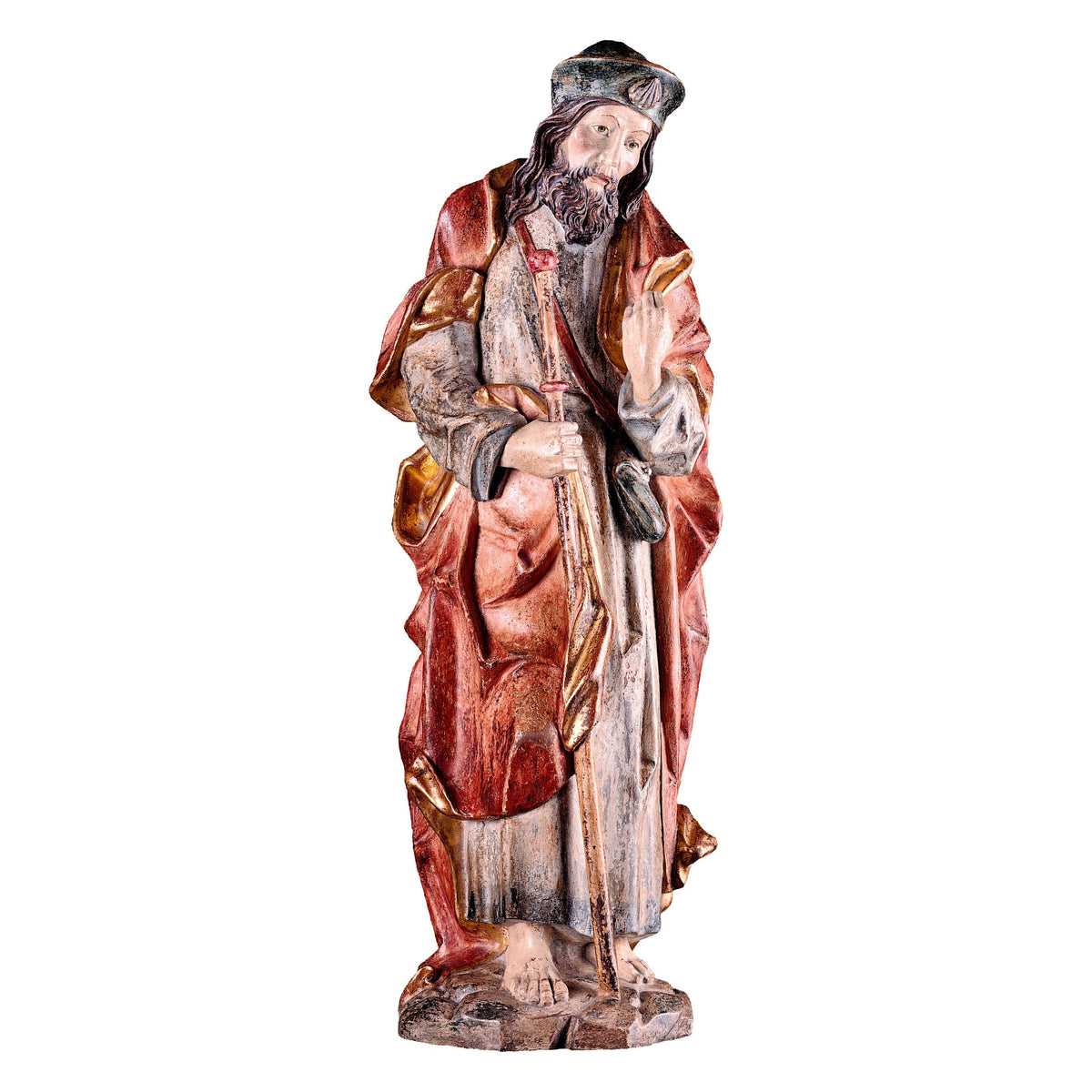 Wooden statue of St. Jacob