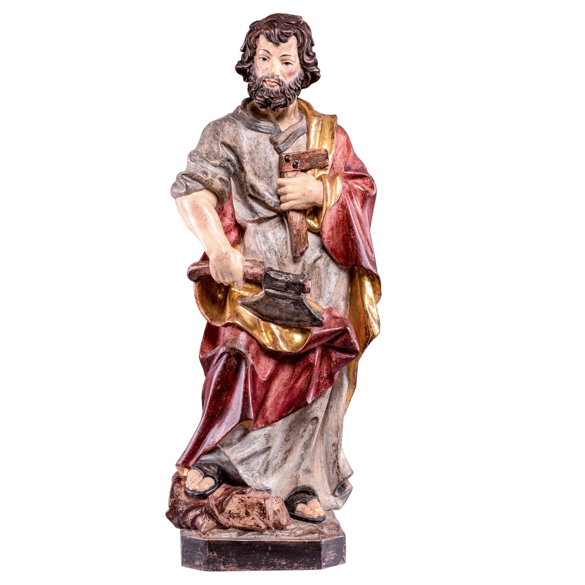 Wooden statue of St. Joseph the carpenter