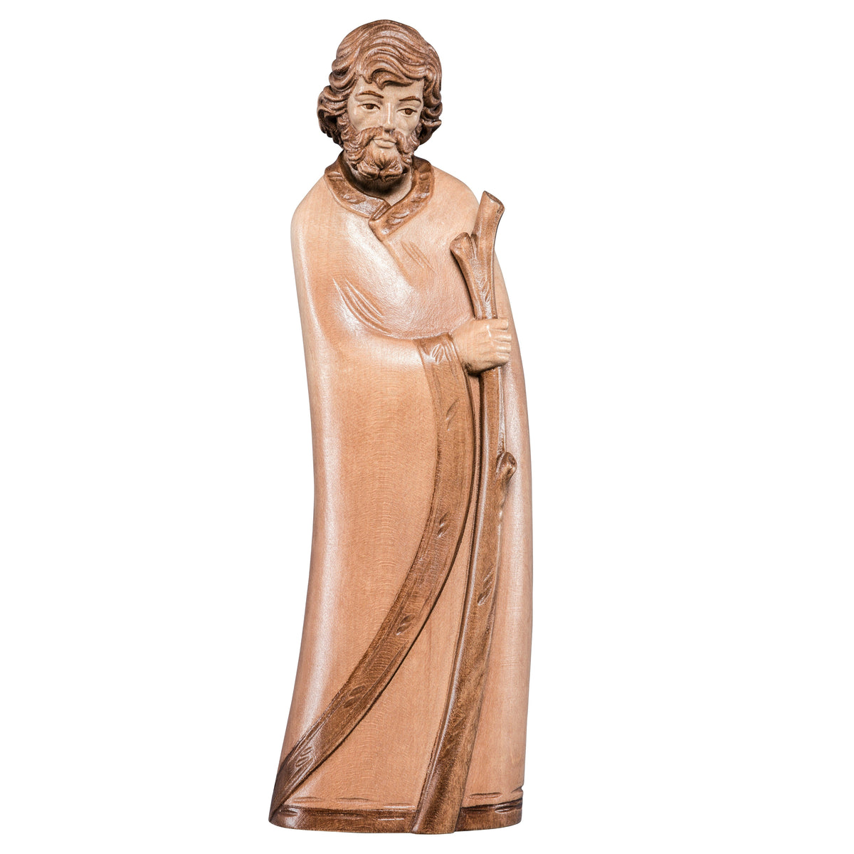 Wooden Statue of St. Joseph the Shepherd